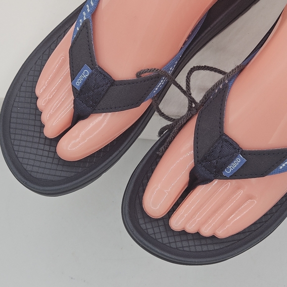 NWT Chaco lowdown flipflop blue size 7 - Picture 12 of 15